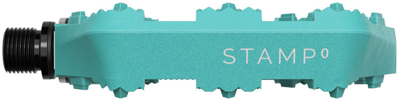 Load image into Gallery viewer, Crankbrothers Stamp 0 Pedals - Platform Composite 9/16" Turquoise Small
