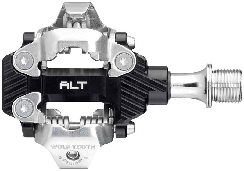 Load image into Gallery viewer, Wolf Tooth ALT XC Clipless Pedals - Dual Sided Clipless Alloy 9/16" BLK Pair Shimano SPD
