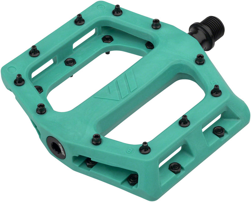 Load image into Gallery viewer, DMR V11 Pedals - Platform Composite 9/16" Turquoise
