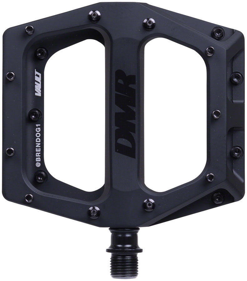 Load image into Gallery viewer, DMR Vault Pedals - Platform Aluminum 9/16" Matte Black Brendog Edition
