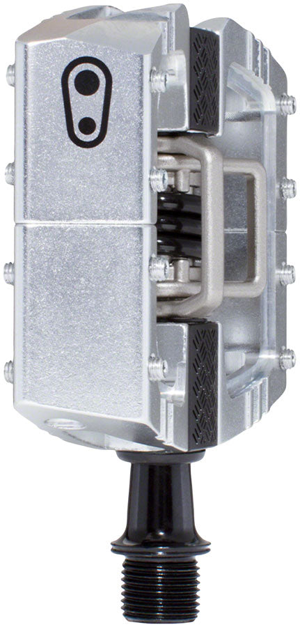 Load image into Gallery viewer, Crankbrothers Mallet DH Pedals - Dual Sided Clipless Platform Aluminum 9/16" High Polish Silver
