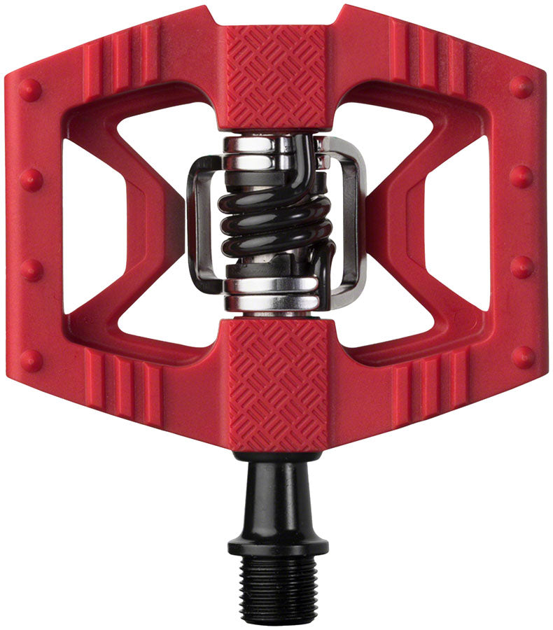 Load image into Gallery viewer, Crankbrothers Double Shot 1 Pedals - Single Side Clipless Platform Composite 9/16" Red
