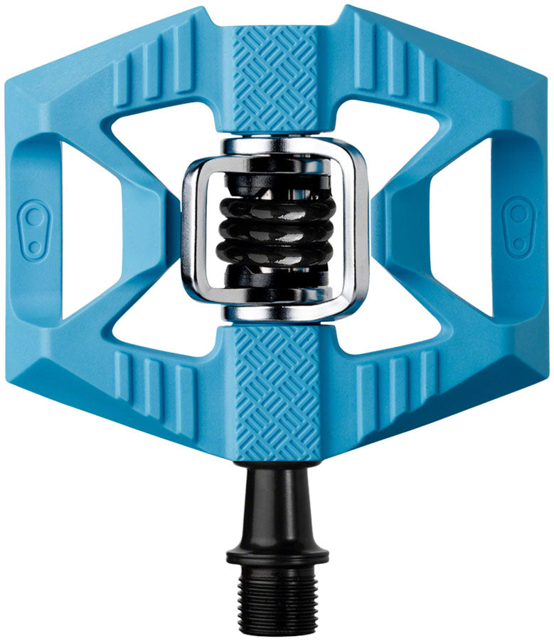 Load image into Gallery viewer, Crankbrothers Double Shot 1 Pedals - Single Side Clipless Platform Composite 9/16" Blue
