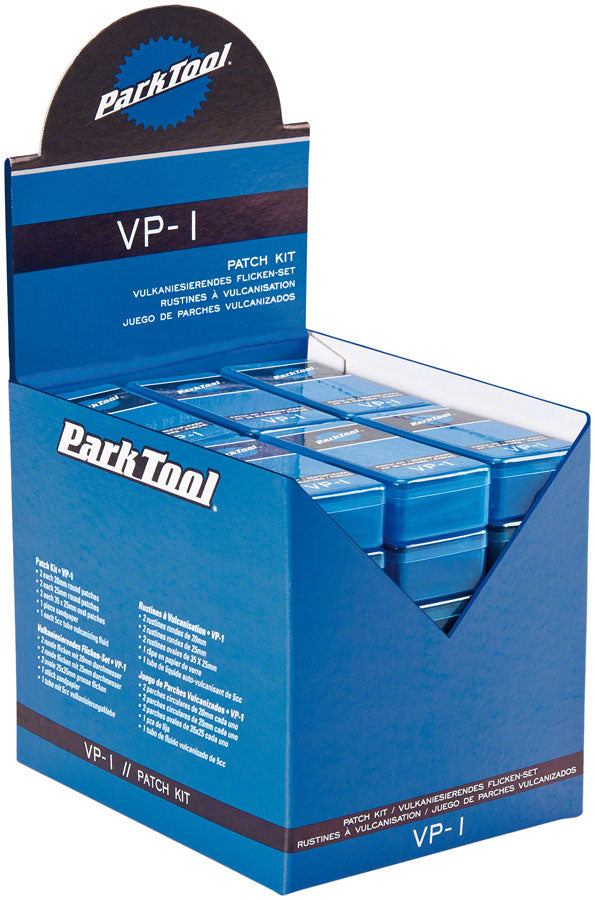 Load image into Gallery viewer, Park Tool Vulcanizing Patch Kit: Display Box with 36 Individual Kits
