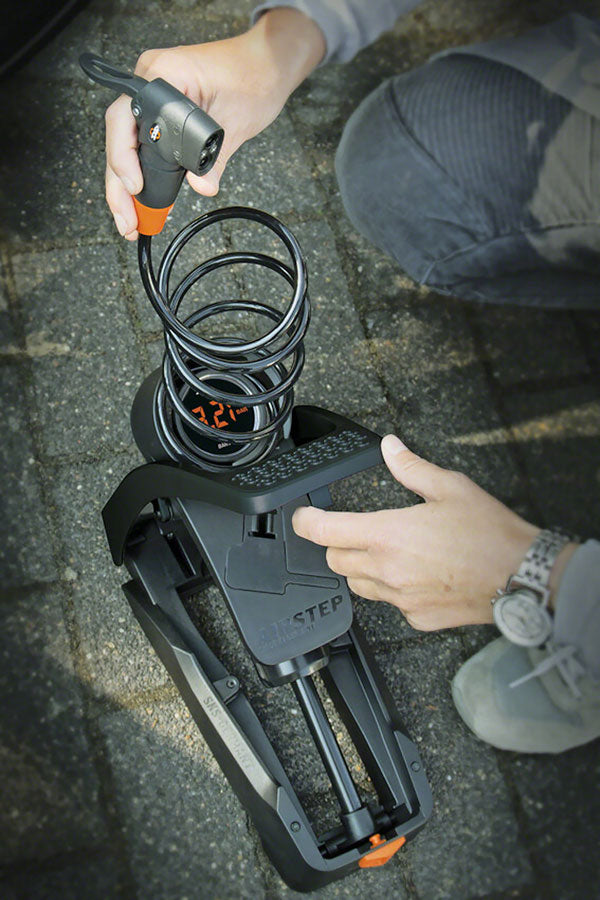 Load image into Gallery viewer, SKS Airstep Digital Foot Pump - 102 psi Black

