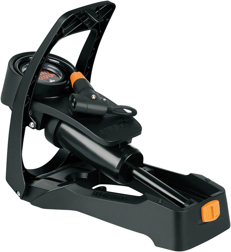Load image into Gallery viewer, SKS Airstep Digital Foot Pump - 102 psi Black

