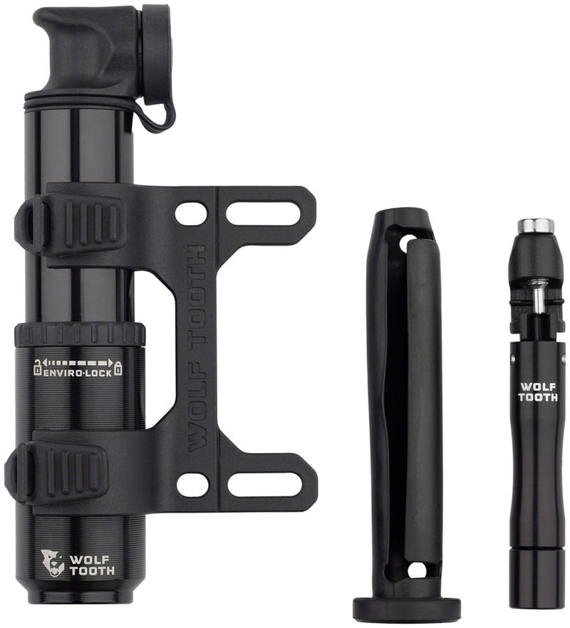 Load image into Gallery viewer, Wolf Tooth Encase Pump with Chain Tool and Tire Plug Tool - 40cc

