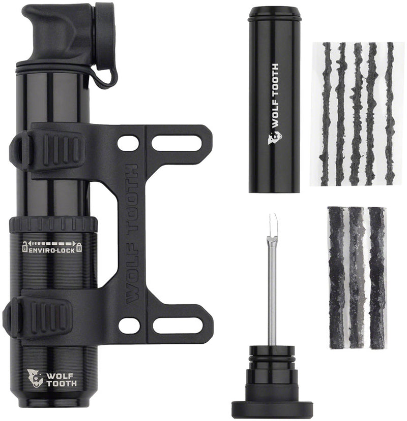 Load image into Gallery viewer, Wolf Tooth Encase Pump with Tire Plug Tool - 40cc

