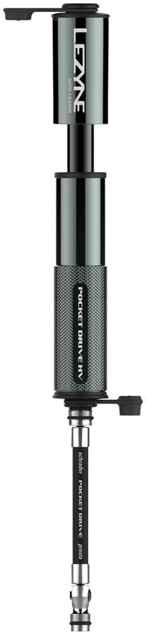 Load image into Gallery viewer, Lezyne Pocket Drive HV Frame Pump - Gloss Lite Gray
