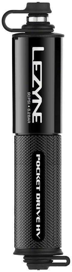 Load image into Gallery viewer, Lezyne Pocket Drive HV Frame Pump - Gloss Black
