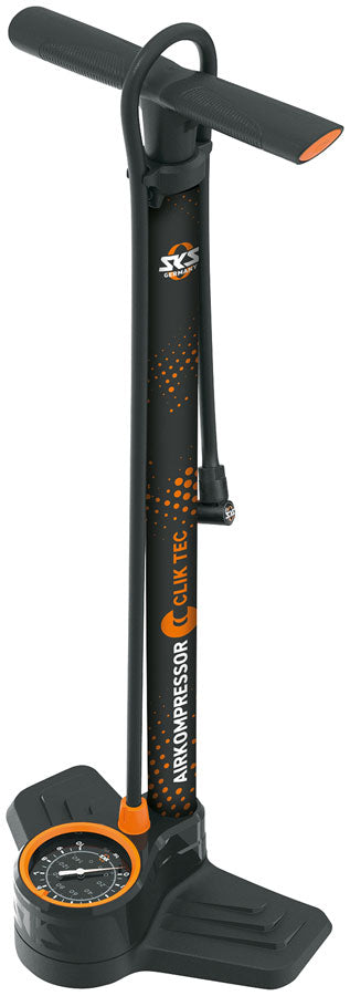 Load image into Gallery viewer, SKS Airkompressor ClikTek 10.0 Floor Pump - 144 PSI  900mm Hose 80mm Gauge
