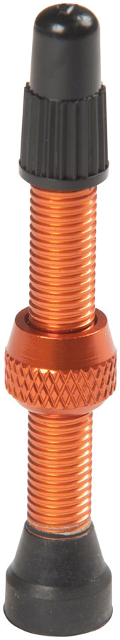 Load image into Gallery viewer, Stan's Alloy Valve Stems - 44mm Pair Orange
