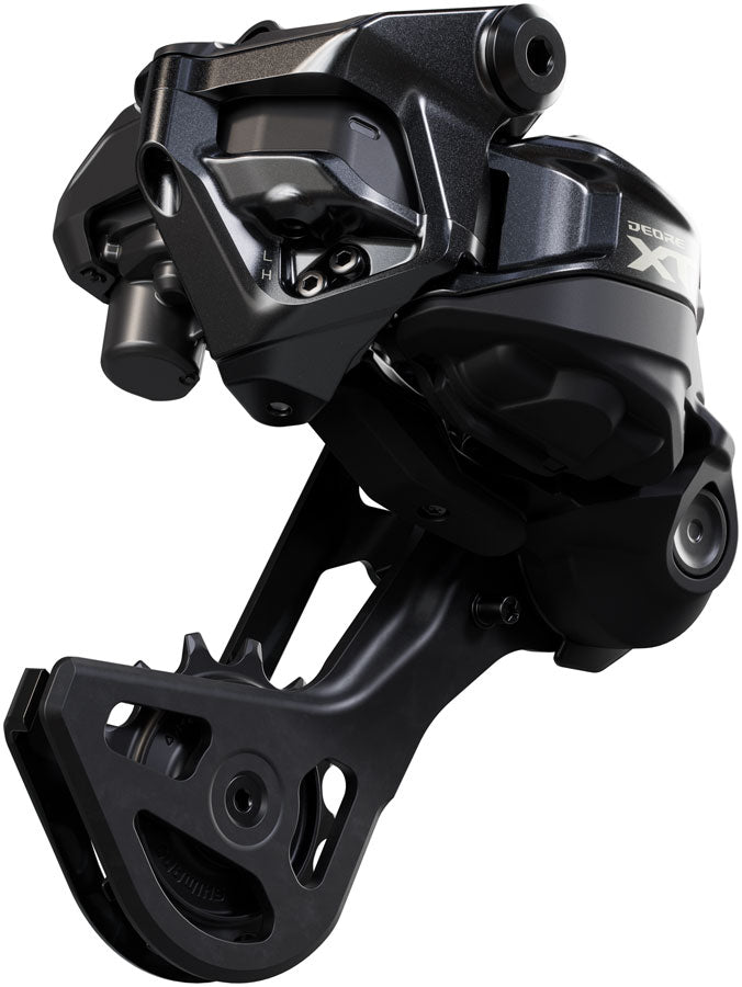 Load image into Gallery viewer, Shimano Deore XT RD-M8250-GS Di2 Wireless Rear Derailleur - 12-Speed Medium Cage Shadow ES BLK/Gray

