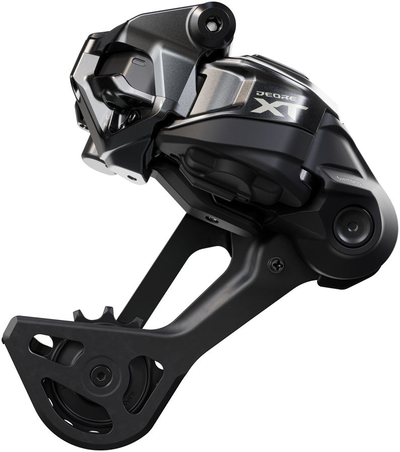 Load image into Gallery viewer, Shimano Deore XT RD-M8250-SGS Di2 Wireless Rear Derailleur - 12-Speed Long Cage Shadow ES BLK/Gray
