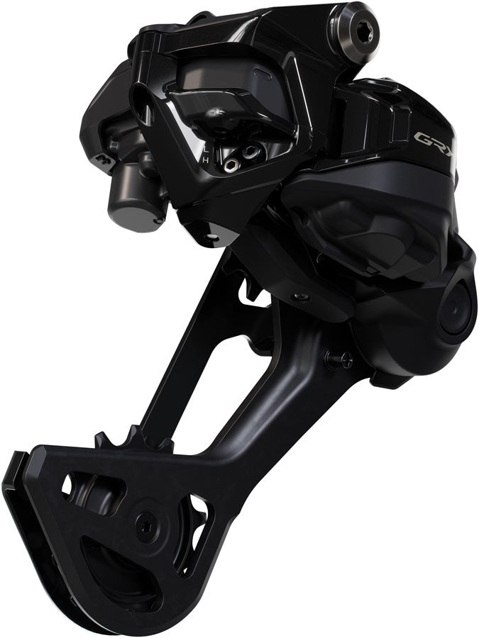 Load image into Gallery viewer, Shimano GRX RD-RX827-SGS Di2 Wireless Rear Derailleur - 12-Speed Long Cage Shadow ES BLK
