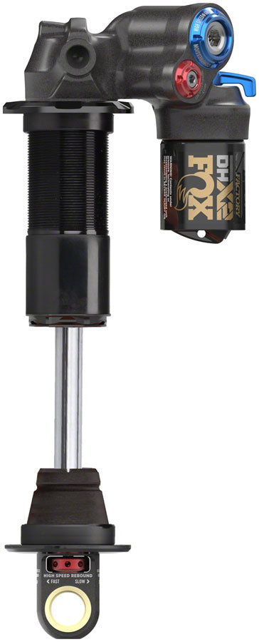 Load image into Gallery viewer, FOX DHX2 Factory Rear Shock - Trunnion Metric 185 x 55 mm 2-Position Lever Hard Chromoly Damper Shaft

