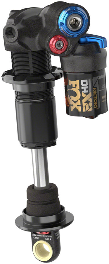 Load image into Gallery viewer, FOX DHX2 Factory Rear Shock - Trunnion Metric 185 x 55 mm 2-Position Lever Hard Chromoly Damper Shaft
