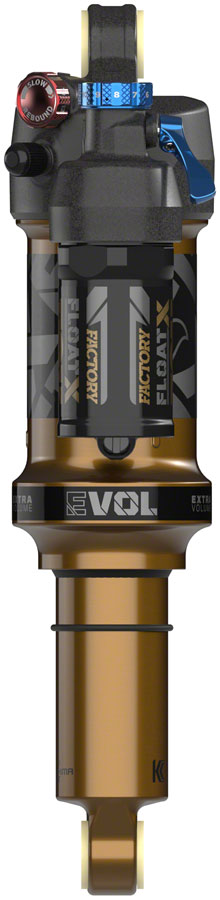 Load image into Gallery viewer, FOX FLOAT X Factory Rear Shock - Metric 210 x 50 mm 0.6 Spacer 2-Position Lever EVOL LV Kashima Coat
