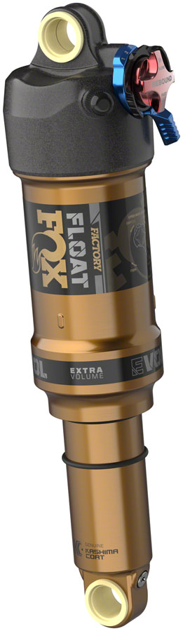 Load image into Gallery viewer, FOX FLOAT Factory Rear Shock - Metric 190 x 45 mm 0.5 Spacer 2-Position Lever EVOL LV Kashima Coat
