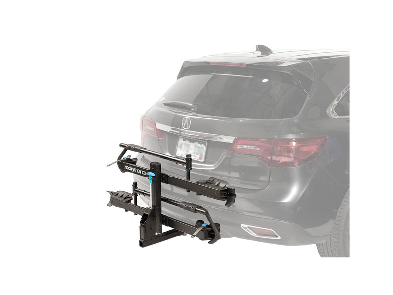 Load image into Gallery viewer, Car Rack RockyMounts MonoRail 2-Bike Hitch 1.25" Black
