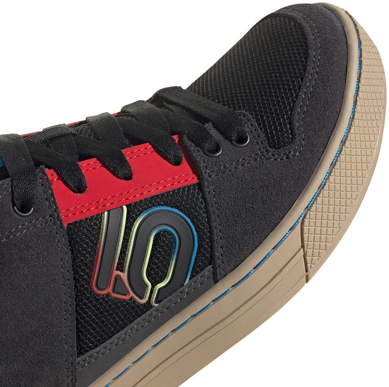 Load image into Gallery viewer, Five Ten Freerider Flat Shoes - Men's Core Black/Carbon/Pulse Lime 14
