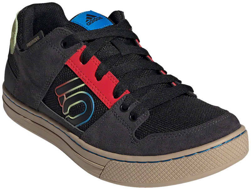 Load image into Gallery viewer, Five Ten Freerider Flat Shoes - Men's Core Black/Carbon/Pulse Lime 11.5
