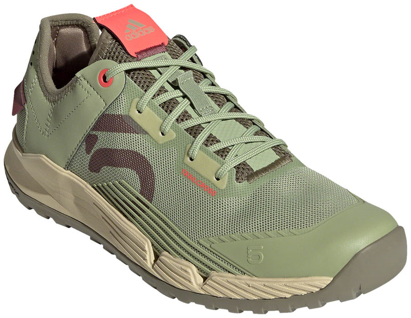 Load image into Gallery viewer, Five Ten Trailcross LT Flat Shoes - Women's Magic Lime/Quiet Crimson/Orbit Green 10
