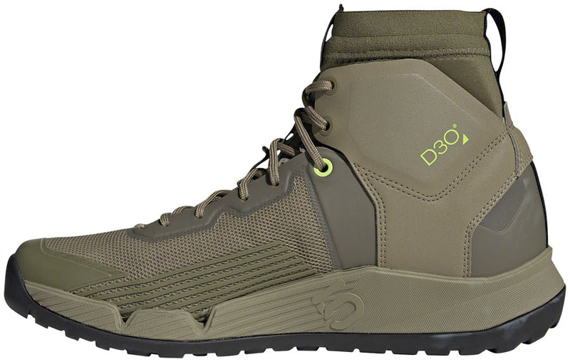 Load image into Gallery viewer, Five Ten Trailcross Mid Pro Flat Shoes - Men's Orbit Green/Core BLK/Pulse Lime 9
