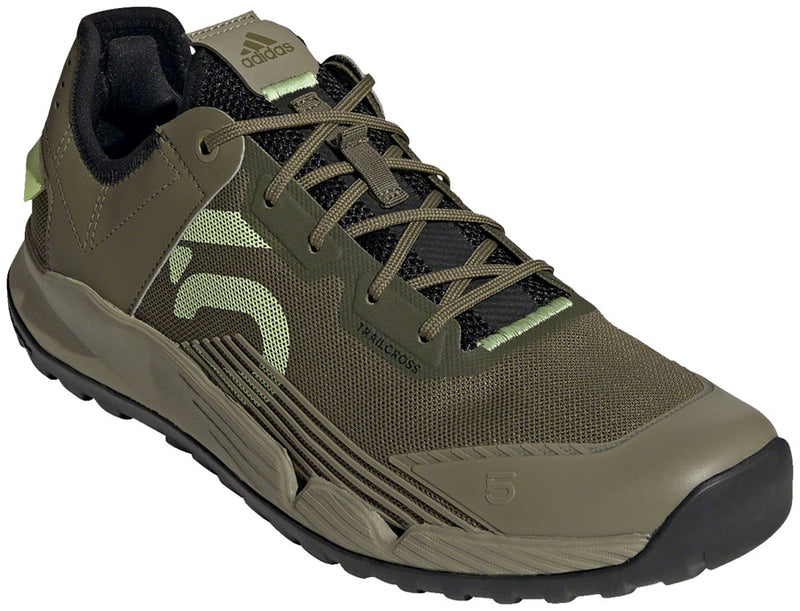 Load image into Gallery viewer, Five Ten Trailcross LT Flat Shoes - Men's Focus Olive/Pulse Lime/Orbit Green 11
