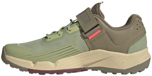 Five Ten Trailcross Mountain Clipless Shoes - Women's Quiet Crimson/Orbit Green/Turbo 8.5