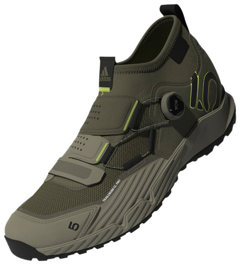 Load image into Gallery viewer, Five Ten Trailcross Pro Mountain Clipless Shoes - Men's Green/Black/Green 8
