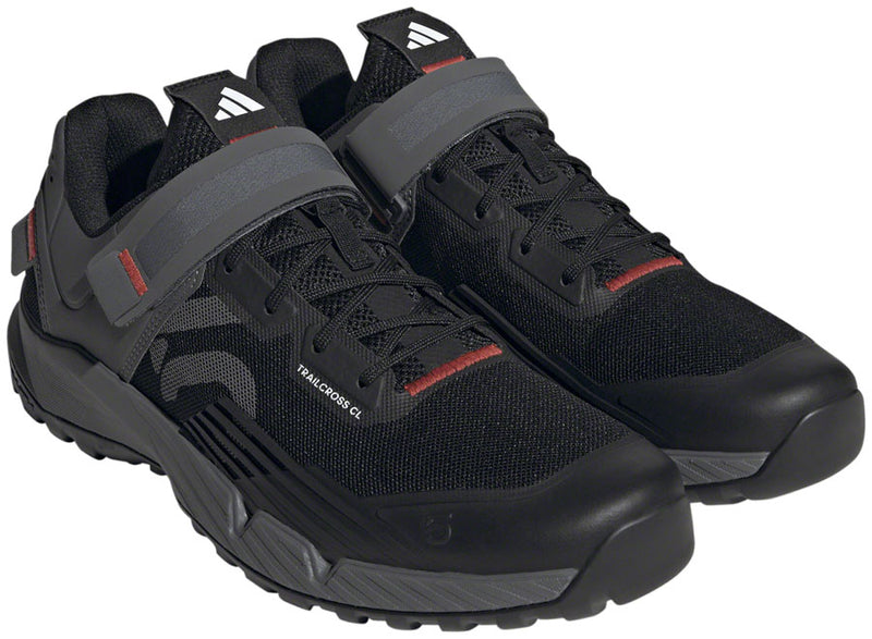 Load image into Gallery viewer, Five Ten Trailcross Mountain Clipless Shoes - Men's Core BLK/Gray Three/Red 14
