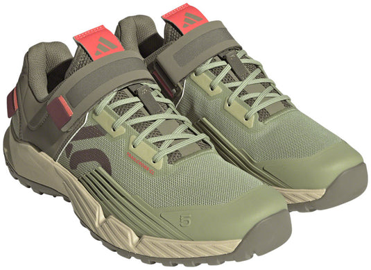 Five Ten Trailcross Mountain Clipless Shoes - Women's Magic Lime/Quiet Crimson/Orbit Green 6