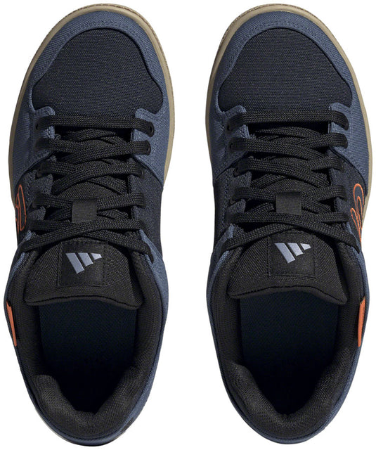 Five Ten Freerider Canvas Flat Shoes - Men's Core Legend Ink/Wonder Steel/Impact Orange 8.5