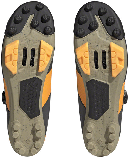 Five Ten Kestrel BOA Mountain Clipless Shoes - Men's Core BLK/Ftwr White/Impact Orange 12