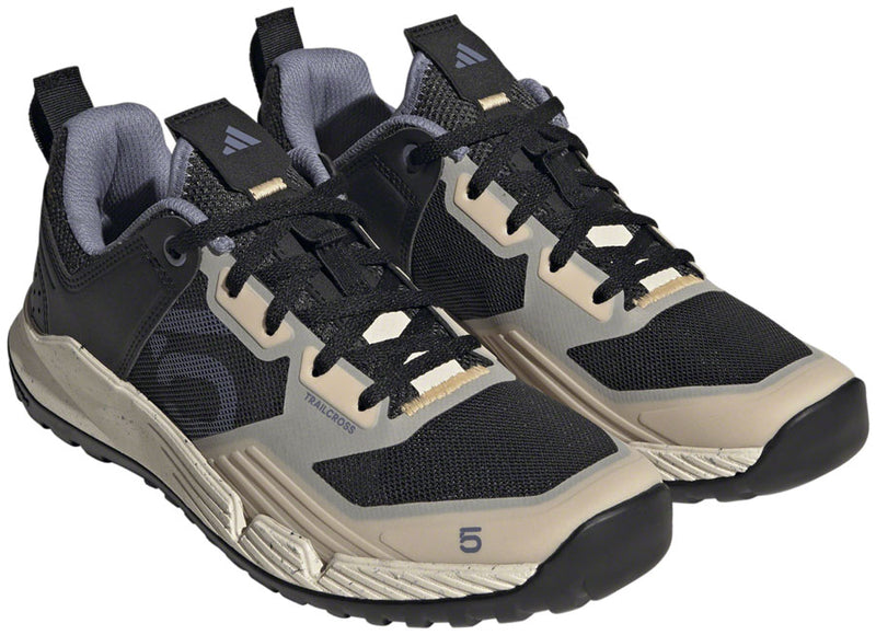 Load image into Gallery viewer, Five Ten Trailcross XT Flat Shoes - Womens Gray Six/Silver Violet/Acid Orange 8.5
