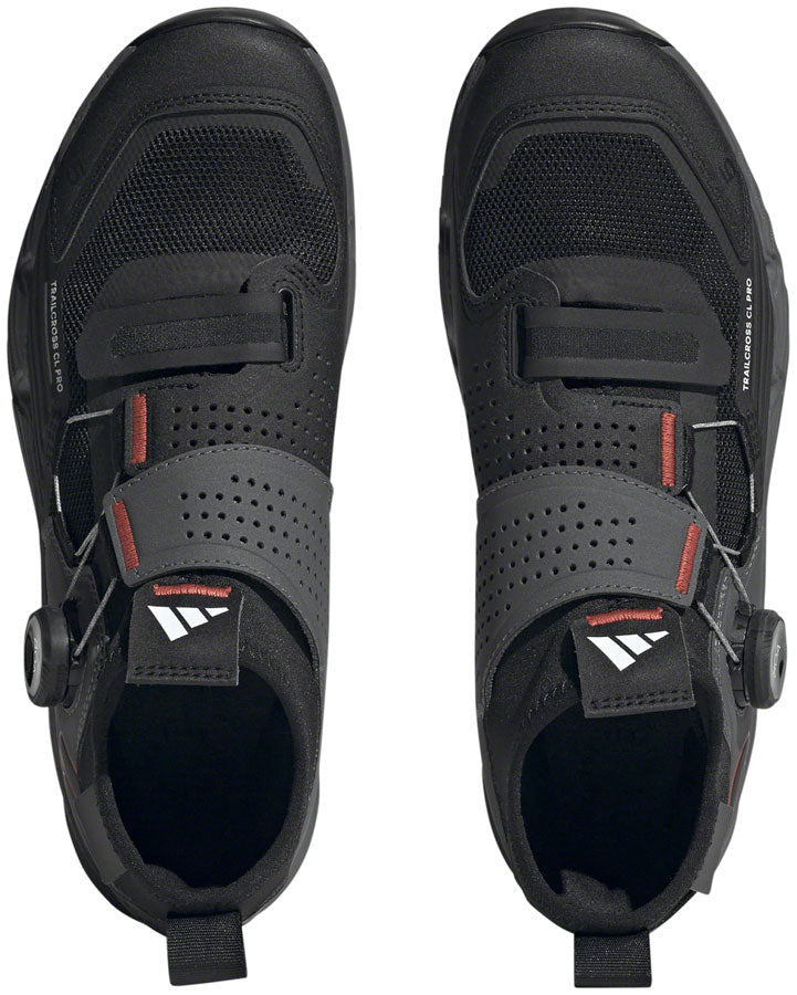 Load image into Gallery viewer, Five Ten Trailcross Pro Mountain Clipless Shoes - Womens Gray Five/Core BLK/Red 8.5

