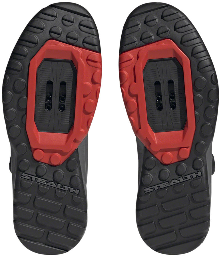 Load image into Gallery viewer, Five Ten Trailcross Pro Mountain Clipless Shoes - Womens Gray Five/Core BLK/Red 7.5
