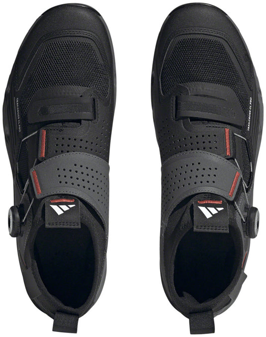 Five Ten Trailcross Pro Mountain Clipless Shoes - Men's Gray Five/Core BLK/Red 10.5