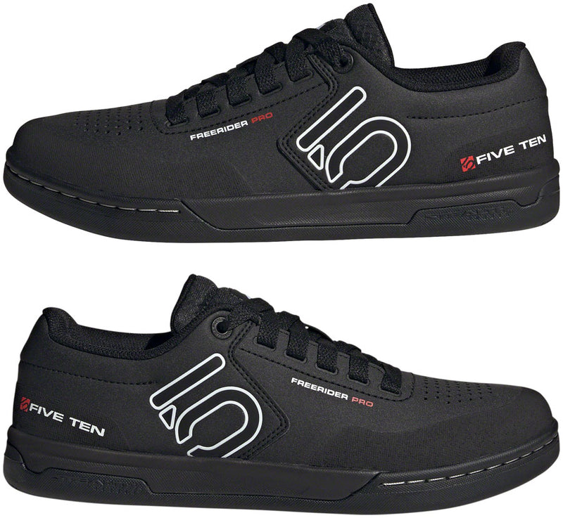 Load image into Gallery viewer, Five Ten Freerider Pro Flat Shoes - Men's Core BLK/Ftwr White/Ftwr White 9.5
