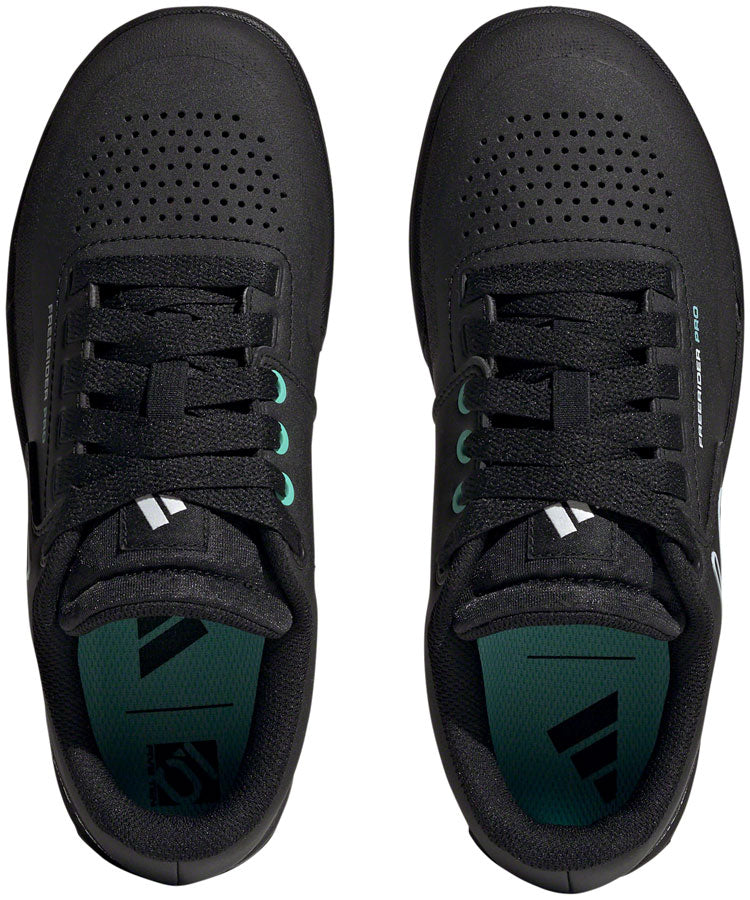 Load image into Gallery viewer, Five Ten Freerider Pro Flat Shoes - Women's Core BLK/Crystal White/Acid Mint 8.5
