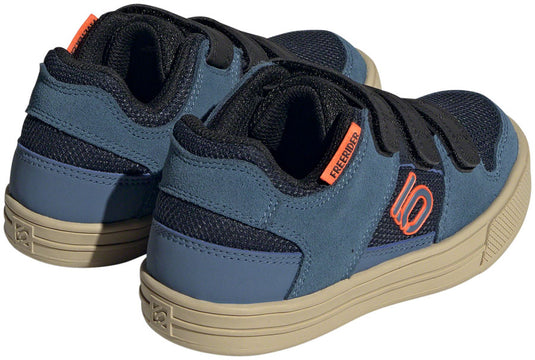 Five Ten Freerider Kid's VCS Flat Shoes - Youth Legend Ink/Wonder Steel/Impact Orange 3K