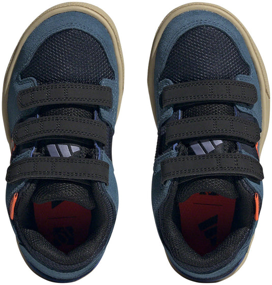Five Ten Freerider Kid's VCS Flat Shoes - Youth Legend Ink/Wonder Steel/Impact Orange 5K