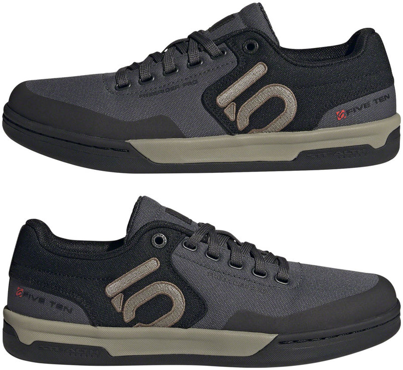 Load image into Gallery viewer, Five Ten Freerider Pro Canvas Flat Shoes - Men's Gray Six/Silver Pebble/Core BLK 7.5
