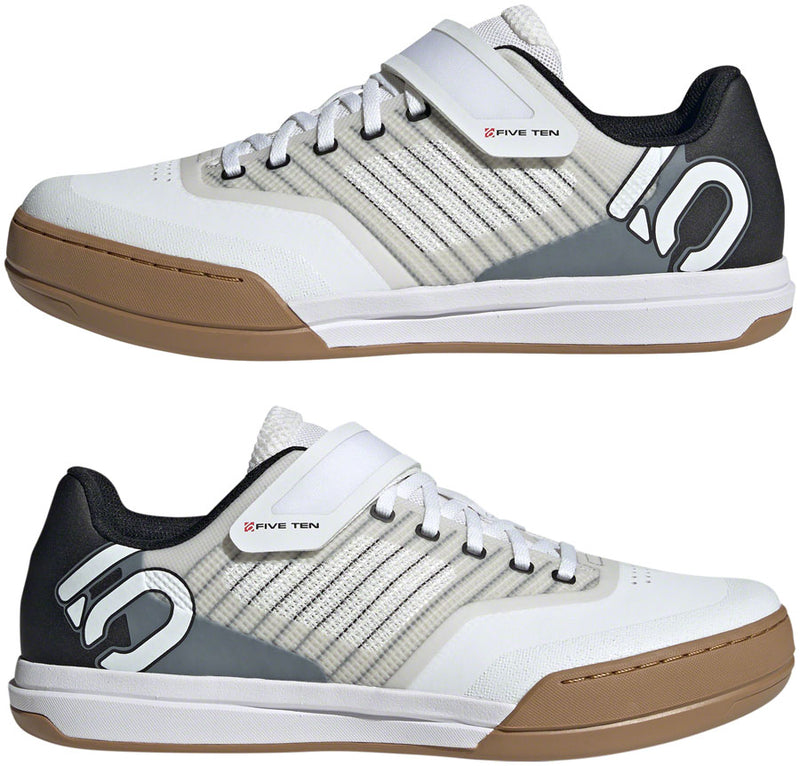 Load image into Gallery viewer, Five Ten Hellcat Pro Mountain Clipless Shoes - Men's FTWR White/FTWR White/Core BLK 5.5
