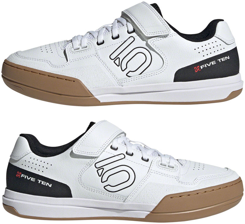 Load image into Gallery viewer, Five Ten Hellcat Mountain Clipless Shoes - Men's FTWR White/Core Black/Red 4

