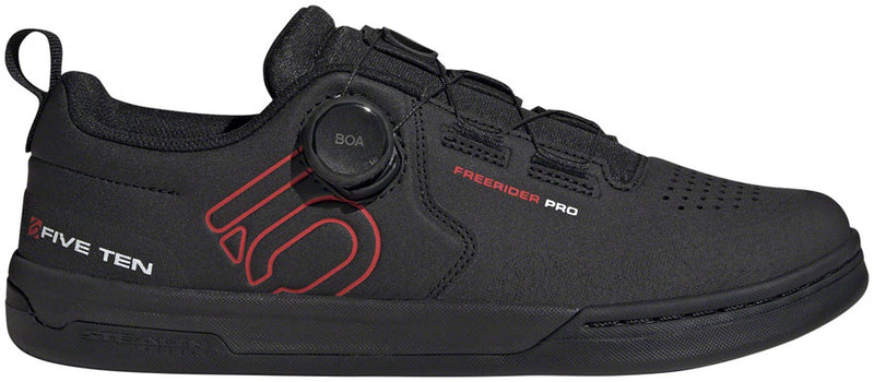 Load image into Gallery viewer, Five Ten Freerider Pro BOA Flat Shoes - Men's Core Black/Red/FTWR White 11
