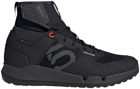Five Ten Trailcross GTX Flat Shoes - Men's Core Black / Gray / Solar Red 10