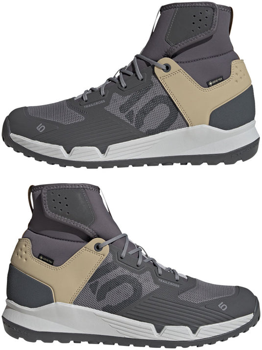Five Ten Trailcross GTX Flat Shoes - Men's Gray 5 / Gray 3 / Bronze 10