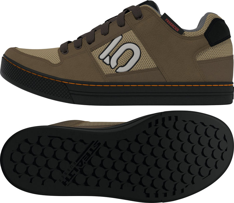 Load image into Gallery viewer, Five Ten Freerider Flat Shoes - Men's Cardboard/Wonder Alumina/Pure Tangerine 12.5
